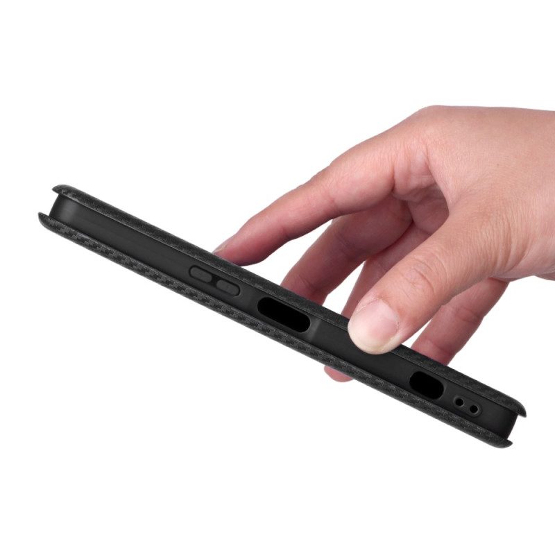 Nahkakotelo Sony Xperia 1 Vii Hiilikuitu