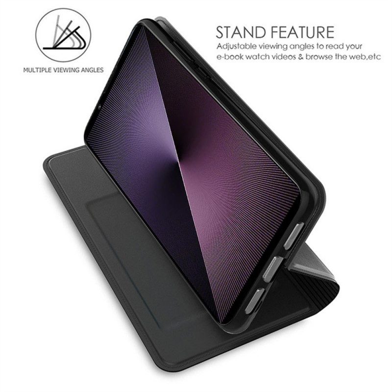 Nahkakotelo Sony Xperia 1 Vii Korttikotelo Suojakuori