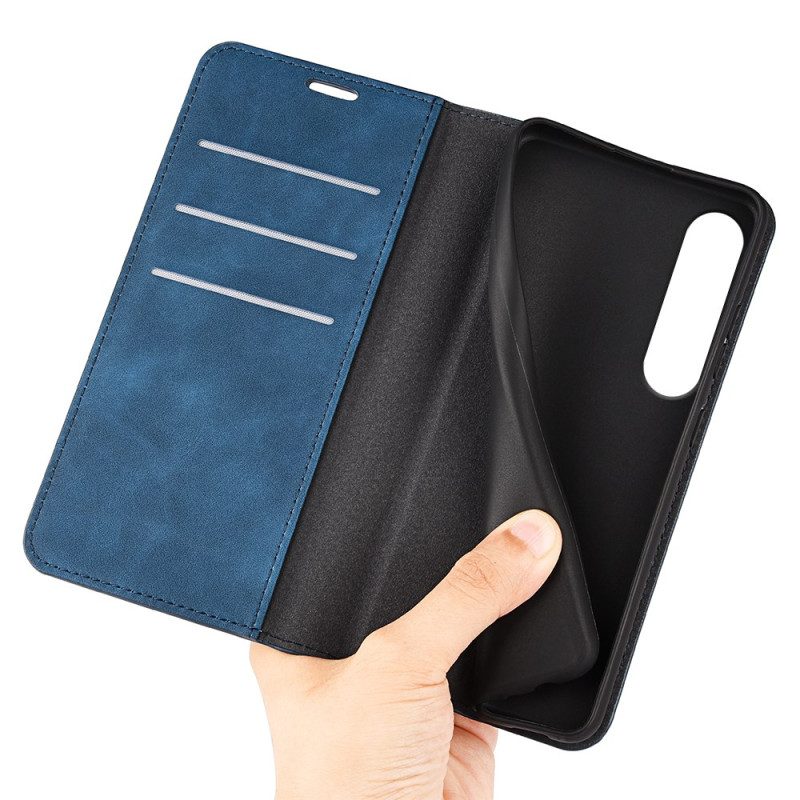 Nahkakotelo Sony Xperia 1 Vii Nahkatyylinen