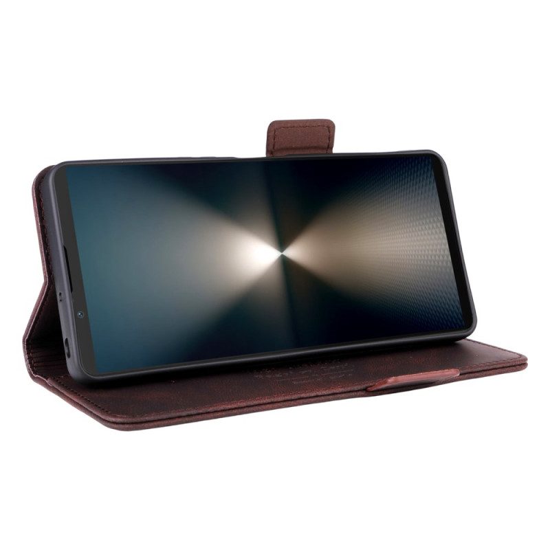 Nahkakotelo Sony Xperia 1 Vii Retro