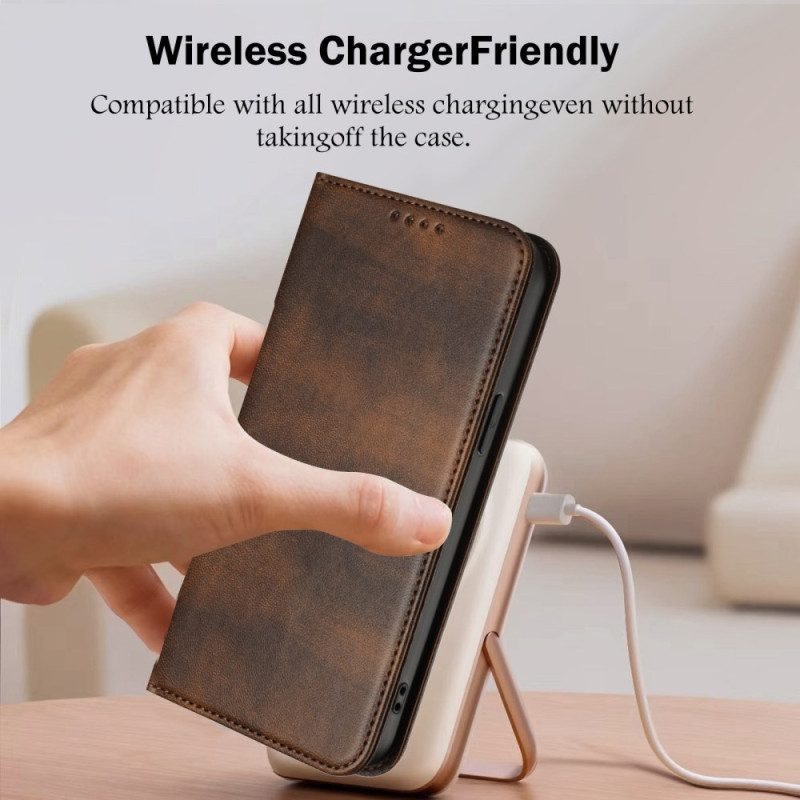 Nahkakotelo Sony Xperia 1 Vii Rfid-suojattu Retrokuvio Suojakuori