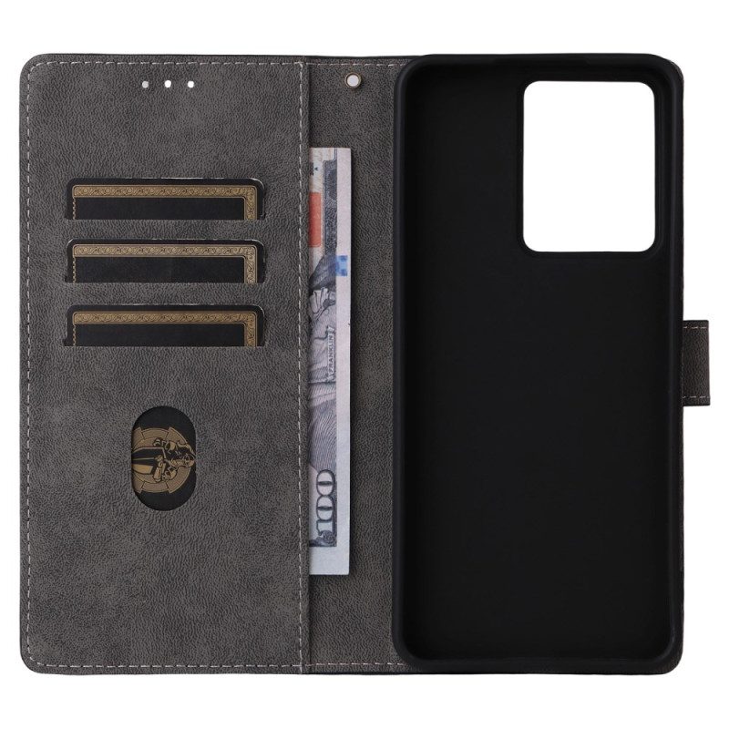 Kotelot Realme 14 5g Rfid-suojattu Mokkanahkakuvio