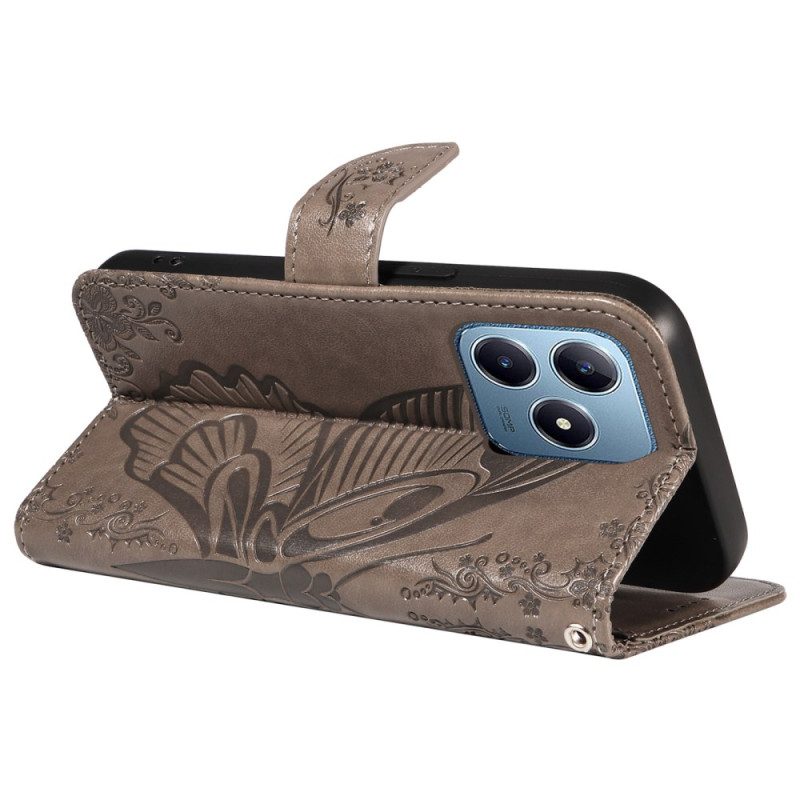 Kotelot Realme Note 60x Puhelinkuoret Graafinen Perhonen