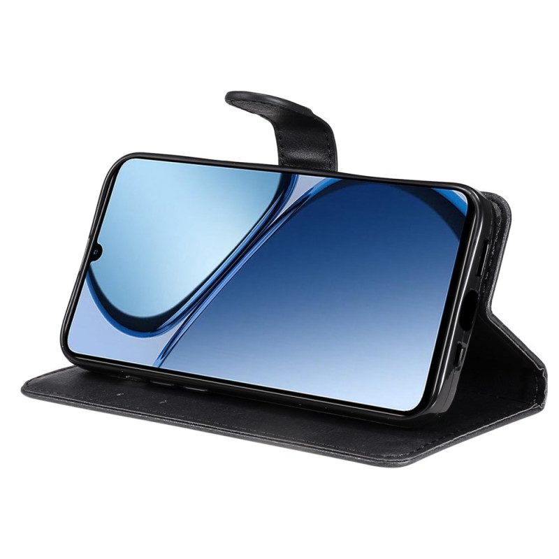 Kotelot Realme Note 60x Yksivärinen Tekonahka