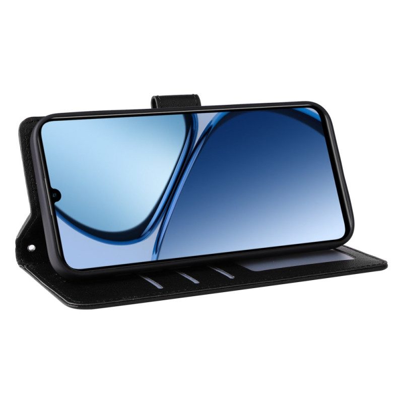 Kuoret Realme Note 60x Yksivärinen Tekonahka