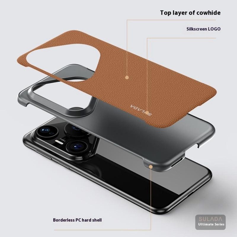 Kuori Huawei Pura 80 Ultra Aitoa Sulada-nahkaa