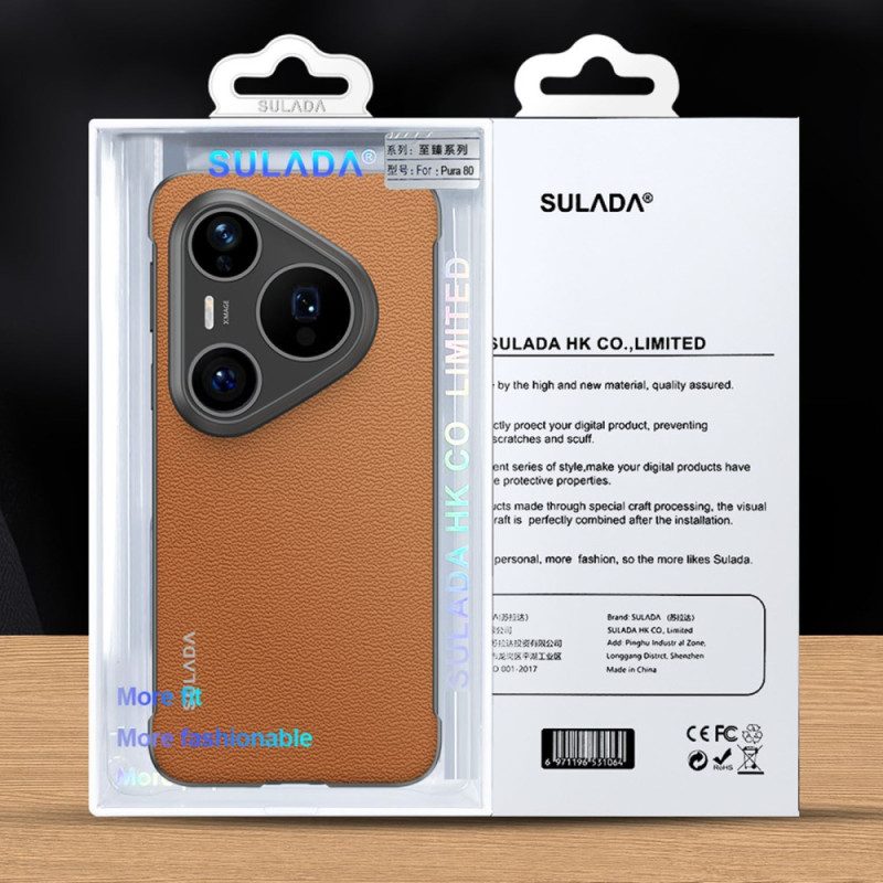 Kuori Huawei Pura 80 Ultra Aitoa Sulada-nahkaa