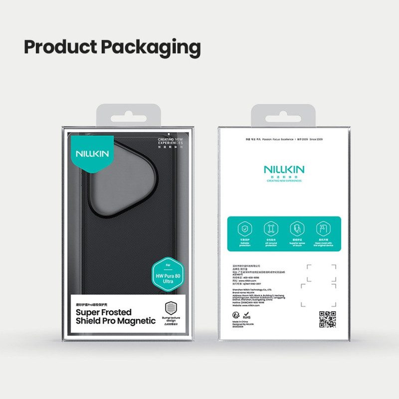 Kuori Huawei Pura 80 Ultra Magsafe Frosted Shield Pro Nillkin Suojakuori