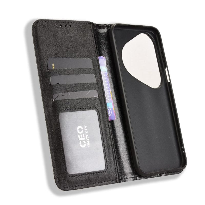 Nahkakotelo Huawei Pura 80 Ultra Vintage Frieze