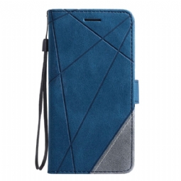 Kotelot Poco X7 Pro 5g Kaksiväriset Geometriset Viivat Suojakuori