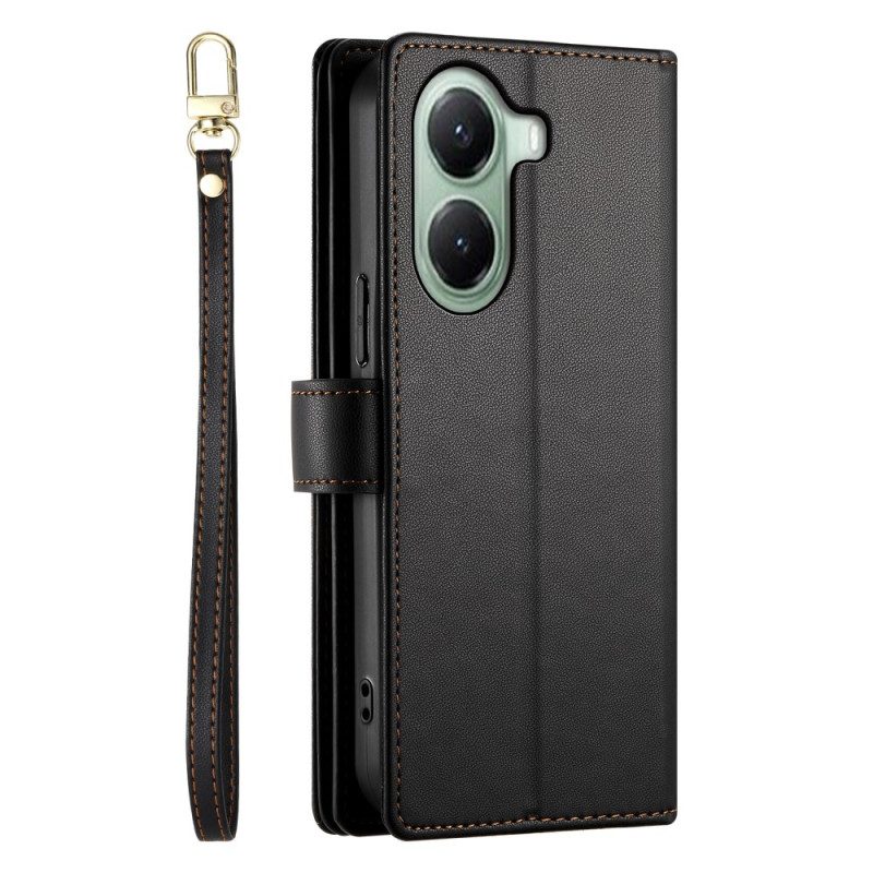 Kotelot Poco X7 Pro 5g Lompakko Hihnalla Ja Olkahihnalla