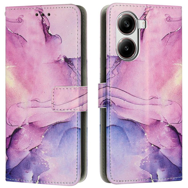 Kotelot Poco X7 Pro 5g Marmorikuvio Ja Hihna