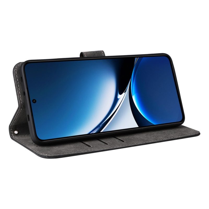 Kotelot Poco X7 Pro 5g Mokkanahkaefekti Rfid-suojaus Ja Hihna Suojakuori