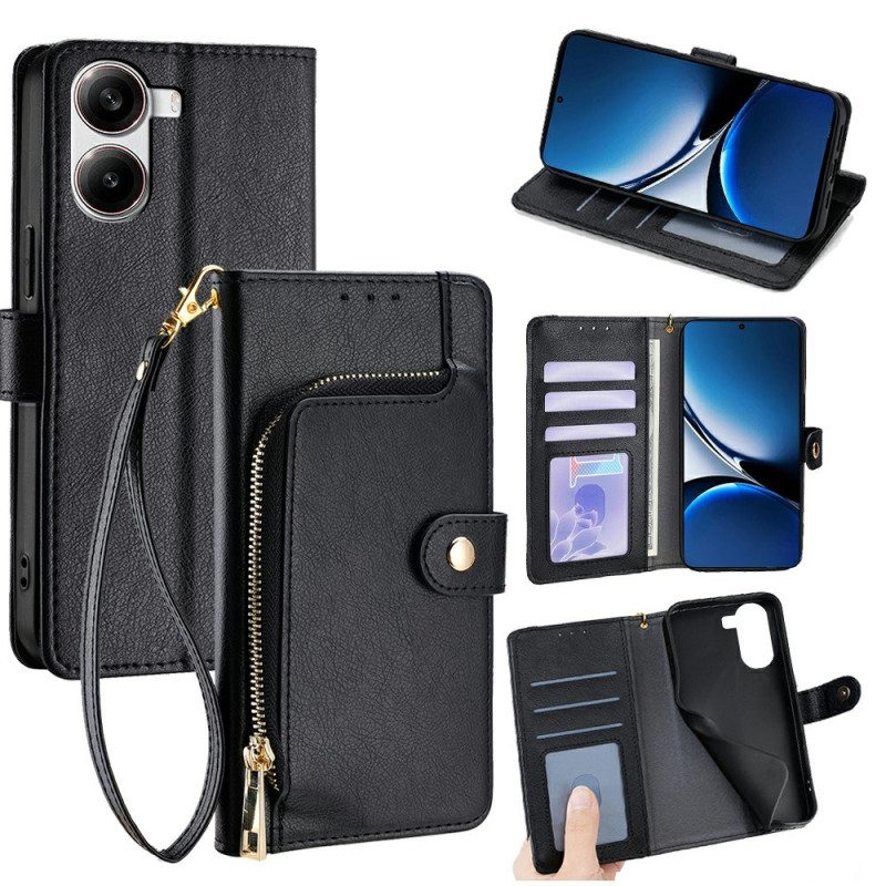 Kotelot Poco X7 Pro 5g Puhelinkuoret Kolikkokukkaro Ja Lompakko Hihnalla