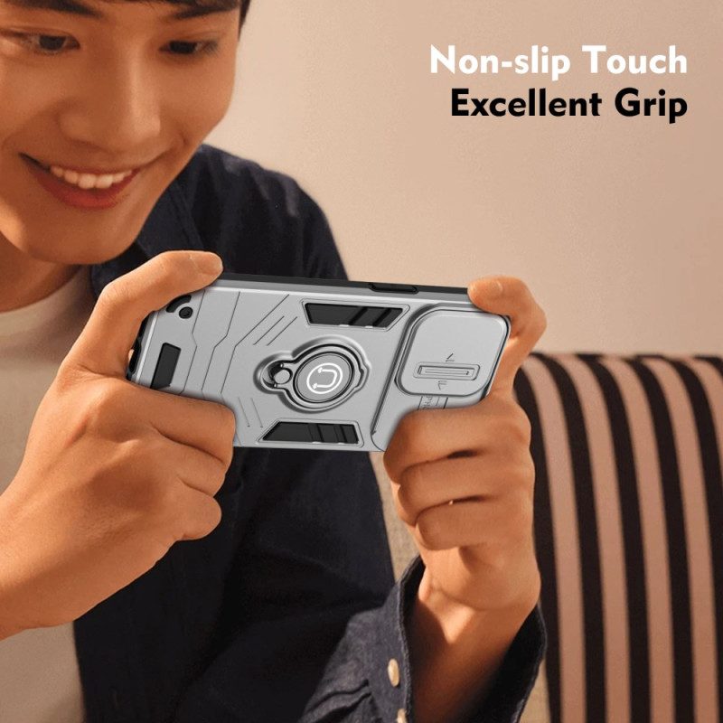 Kuori Poco X7 Pro 5g Liukuva Nokka-akselin Suoja Ja Jalusta