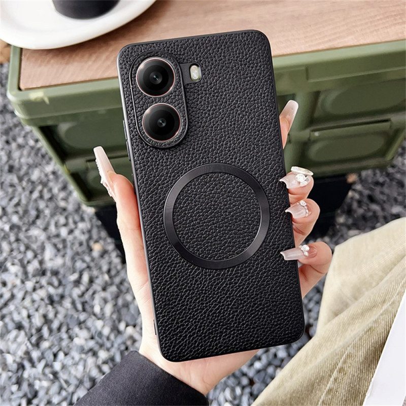 Kuori Poco X7 Pro 5g Magsafe-yhteensopiva Teksturoidtu Nahkaefekti