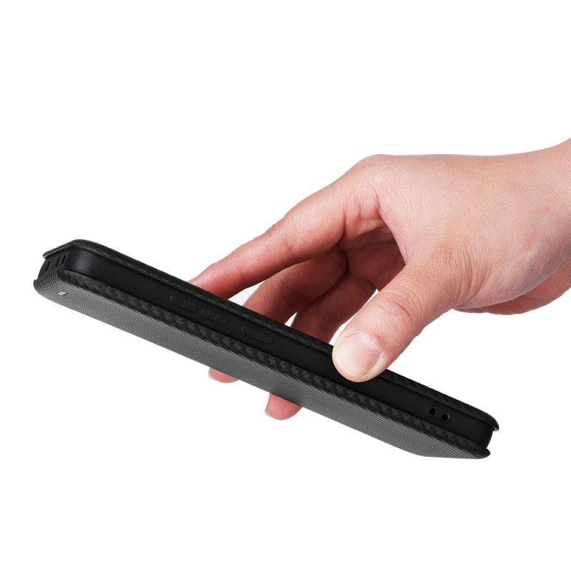 Nahkakotelo Poco X7 Pro 5g Hiilikuitu