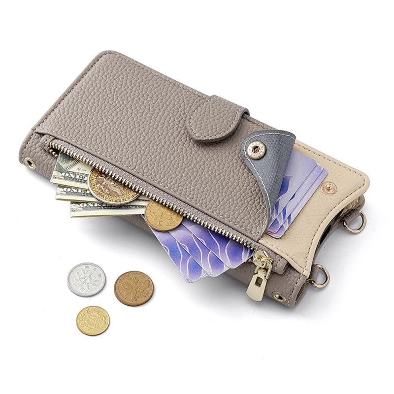 Nahkakotelo Poco X7 Pro 5g Lompakko Ketjulla