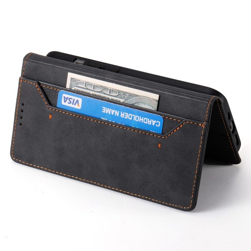 Nahkakotelo Poco X7 Pro 5g Vintage-nahkaefekti