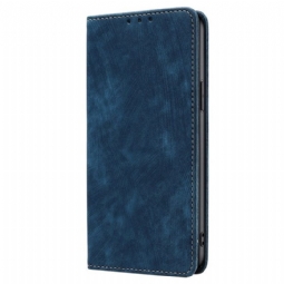 Nahkakotelo Poco X7 Pro 5g Vintage Rfid-lompakko