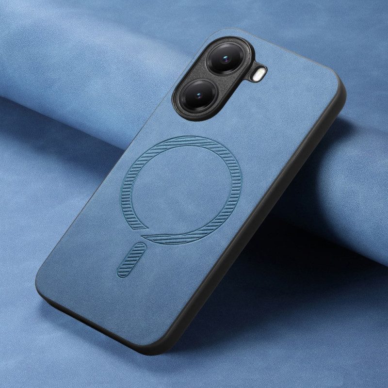 Puhelinkuoret Poco X7 Pro 5g Magsafe-yhteensopiva Nahkaefekti