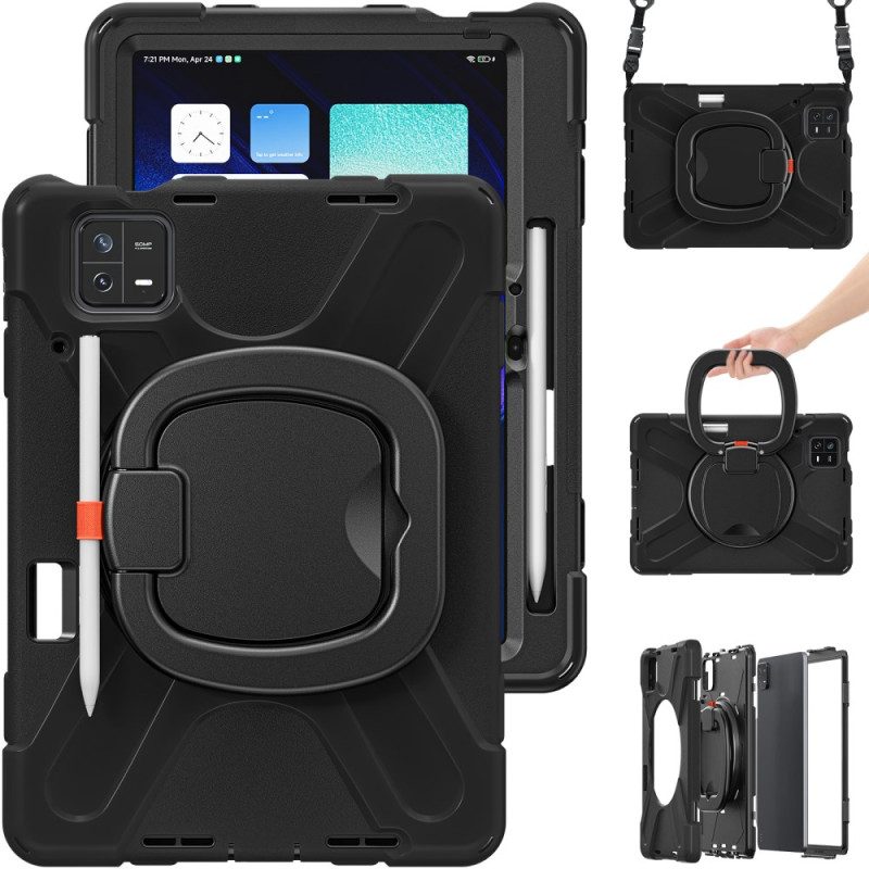 Kuori Xiaomi Pad 6 Pyörivä Jalusta Ja Olkahihna