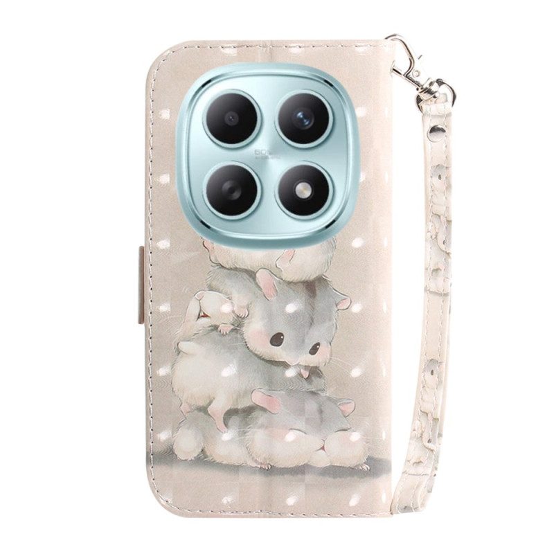 Kotelot Xiaomi Redmi Note 15 5g Hamsterit Ja Nauha