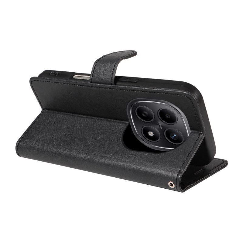 Kotelot Xiaomi Redmi Note 15 5g Puhelinkuoret Yksivärinen Nahkakuvio