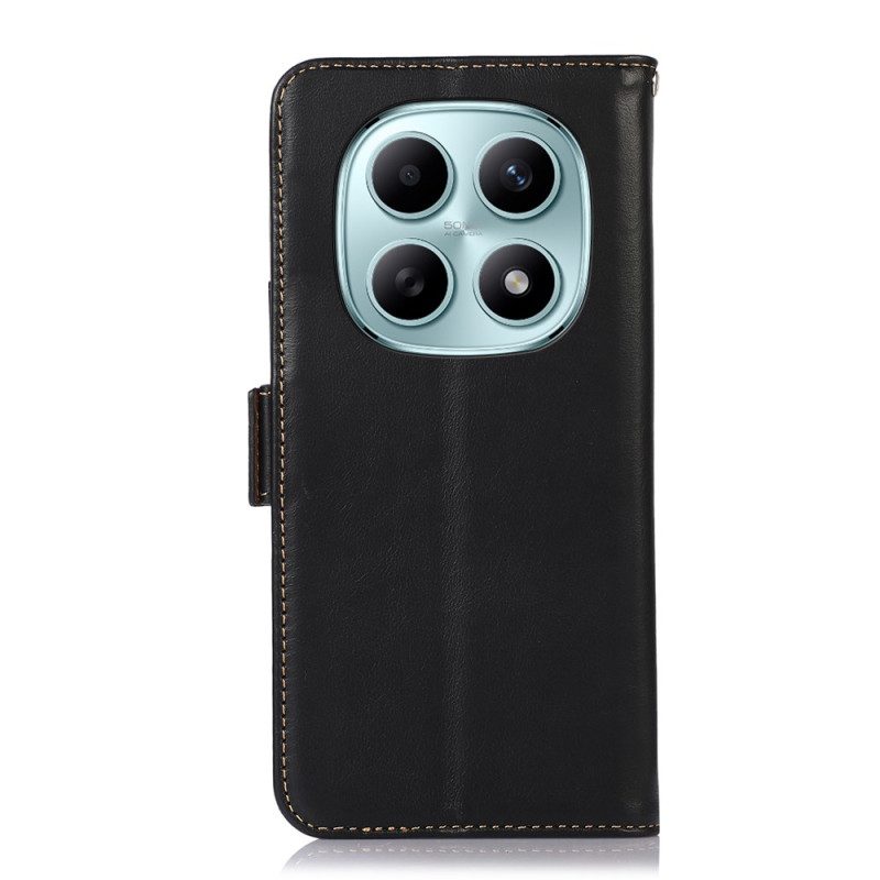 Kotelot Xiaomi Redmi Note 15 5g Rfid-suojattu Aito Nahka