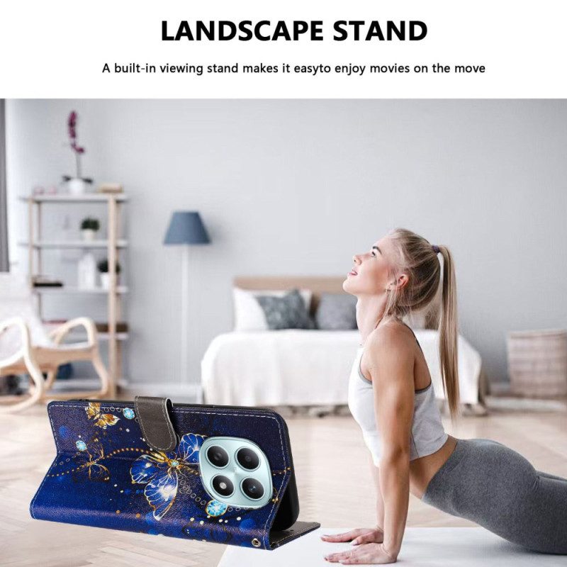 Kotelot Xiaomi Redmi Note 15 5g Sininen Perhonen Suojakuori