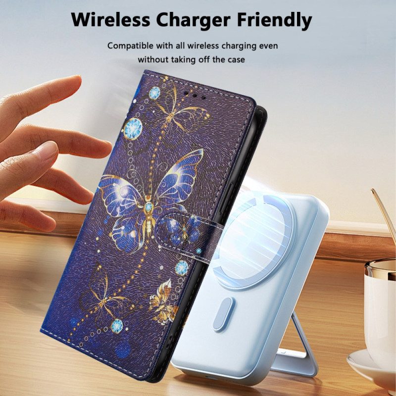 Kotelot Xiaomi Redmi Note 15 5g Sininen Perhonen Suojakuori