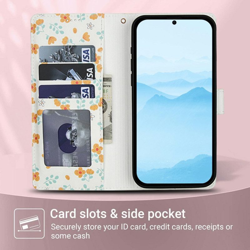 Kuoret Xiaomi Redmi Note 15 5g Kukkakuvioinen Hihna