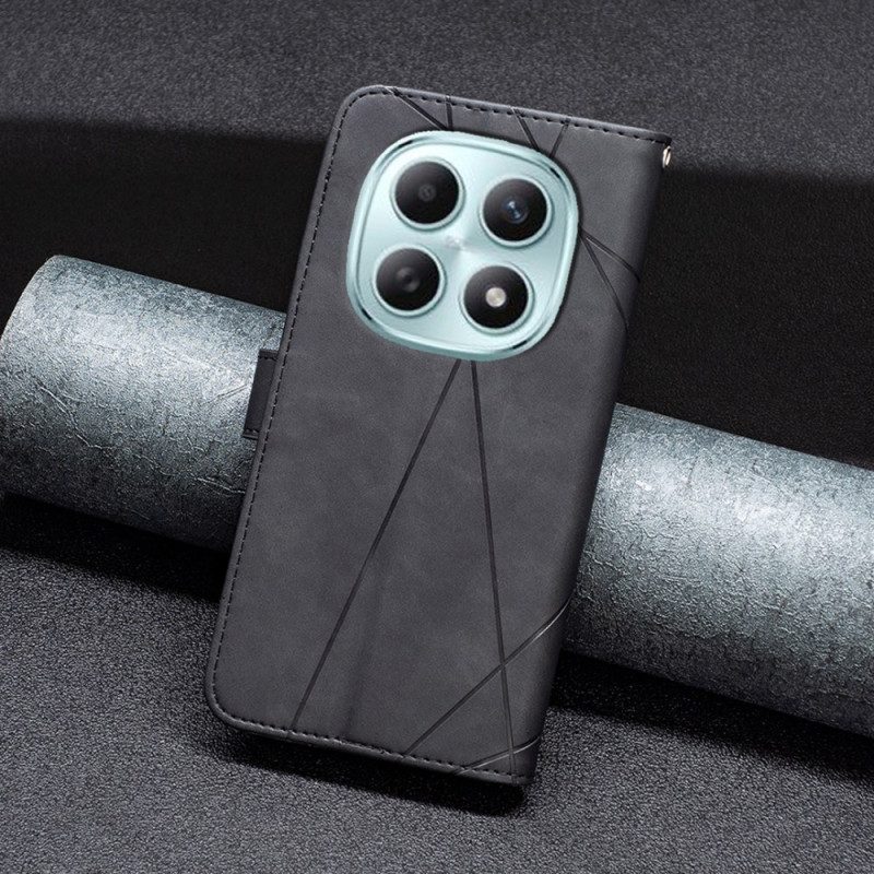 Nahkakotelo Xiaomi Redmi Note 15 5g Binfen Color Geometrinen