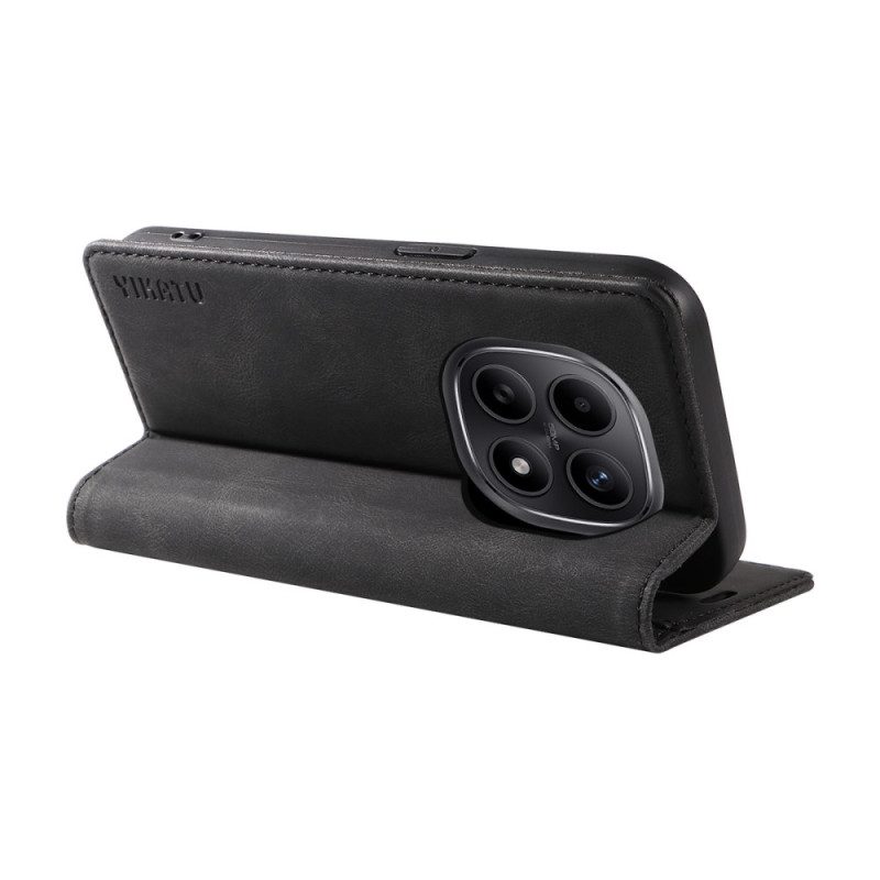 Nahkakotelo Xiaomi Redmi Note 15 5g Puhelinkuoret Yikatu Mokkanahkakuvio