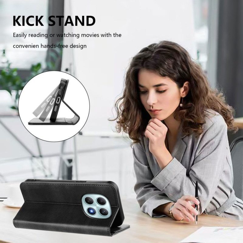 Nahkakotelo Xiaomi Redmi Note 15 5g Retro Rfid-suojauksella