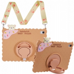 Case iPad (2025) Puhelinkuoret Keksikuvioinen Olkapääteline Hihna