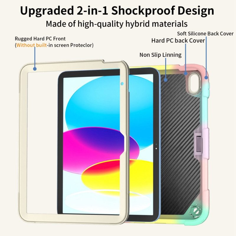 Case iPad (2025) Puhelinkuoret Kestävä Ja Perhosmainen Olkahihna