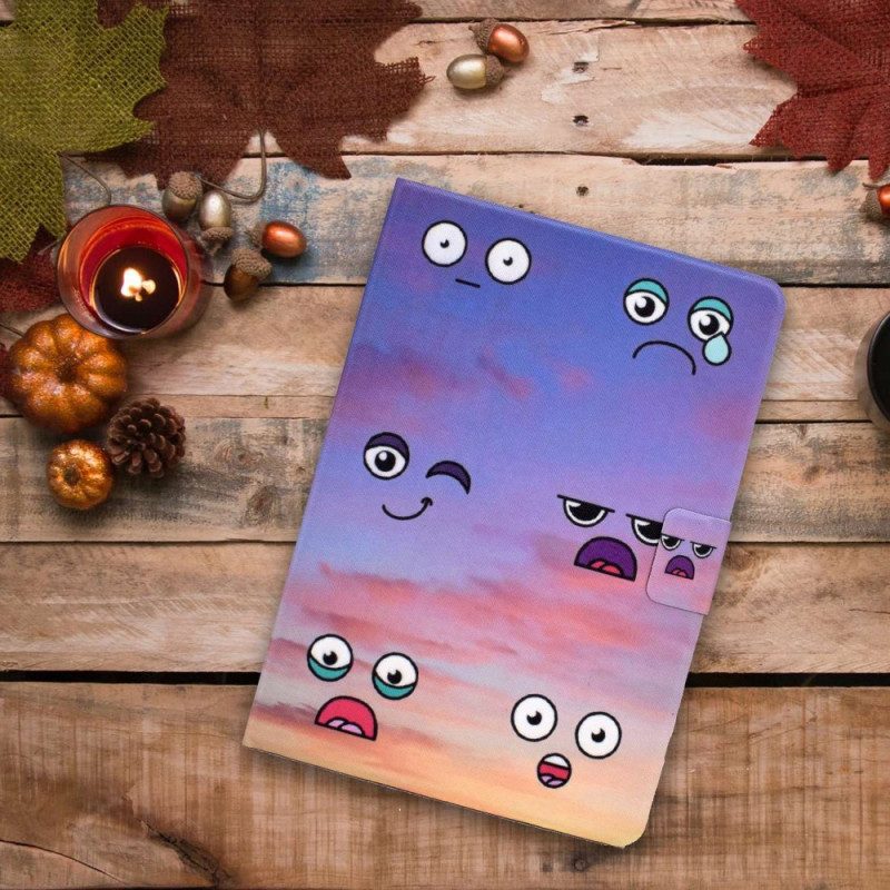 Kotelot iPad (2025) Hauskat Kasvot Suojakuori