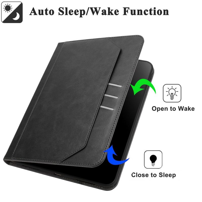 Kotelot iPad (2025) Lompakko- Ja Handsfree-jalusta Suojakuori