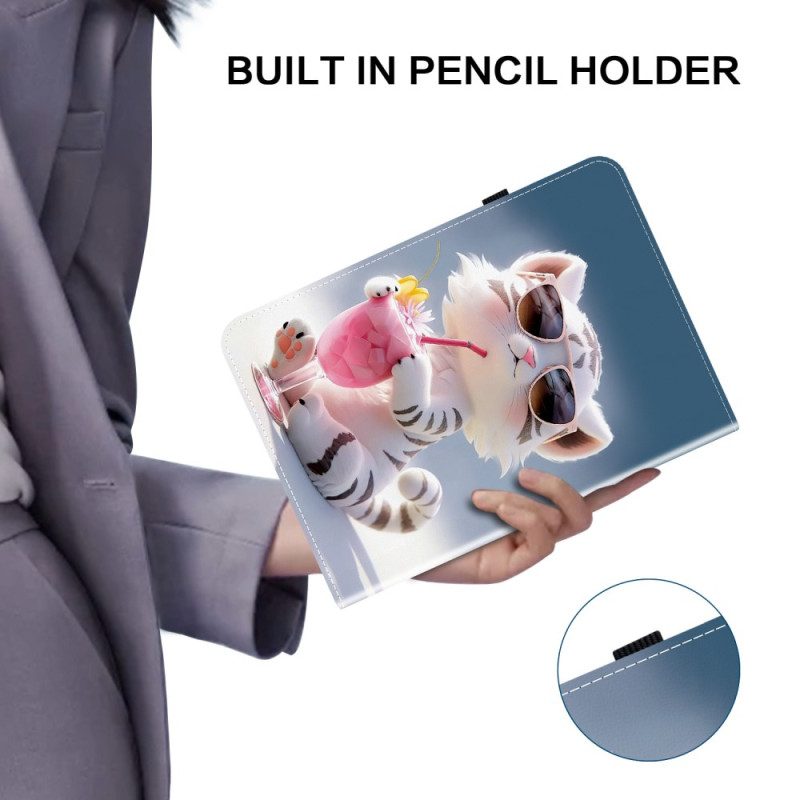 Kotelot iPad (2025) Sarjakuva-tiikeri