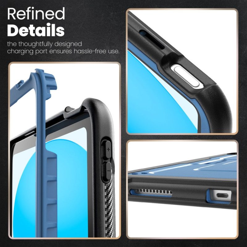 Kuori iPad (2025) Integroitu Jalusta