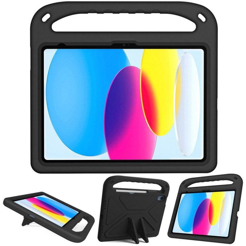 Kuori iPad (2025) Kannettava Kahva Ja Kokoontaitettava Jalusta Suojakuori