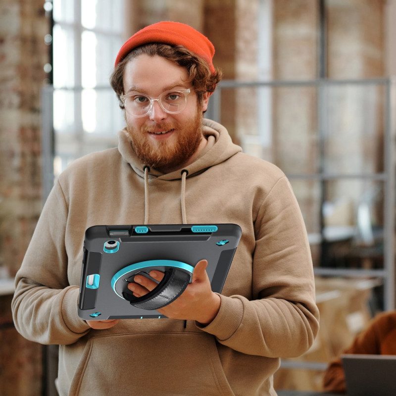 Kuori iPad (2025) Kestävä Ja Kääntyvä Jalusta