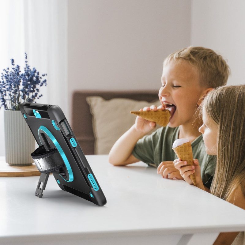 Kuori iPad (2025) Kestävä Ja Kääntyvä Jalusta