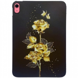 Kuori iPad (2025) Kultainen Ruusu Suojakuori