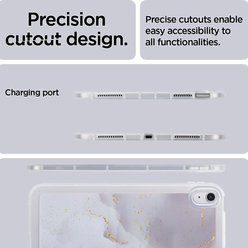 Kuori iPad (2025) Silikonimarmorikuvio