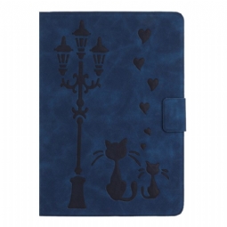 Nahkakotelo iPad (2025) Kissakuvio