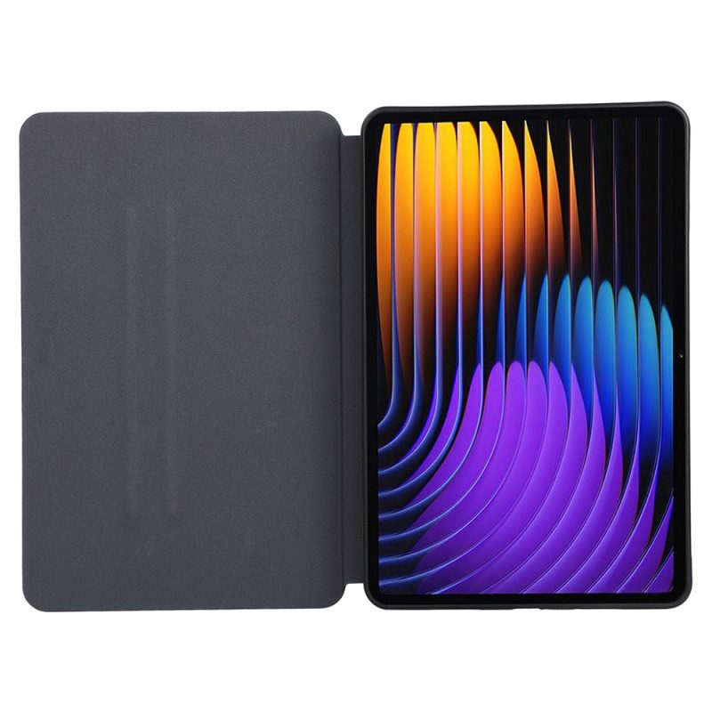 Kotelot Xiaomi Pad 7 / 7 Pro Nahkakuvioinen