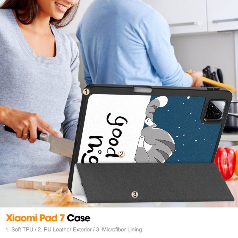 Xiaomi Pad 7 / 7 Pro Hyvää Yötä -kynäteline