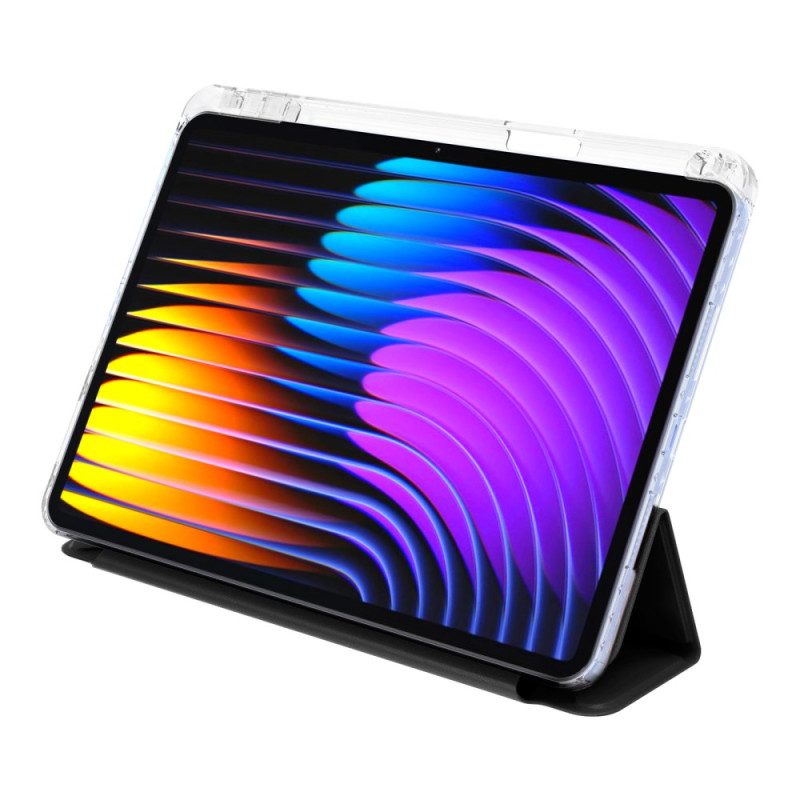 Xiaomi Pad 7 / 7 Pro Keinonahkaa Origami-suojalla